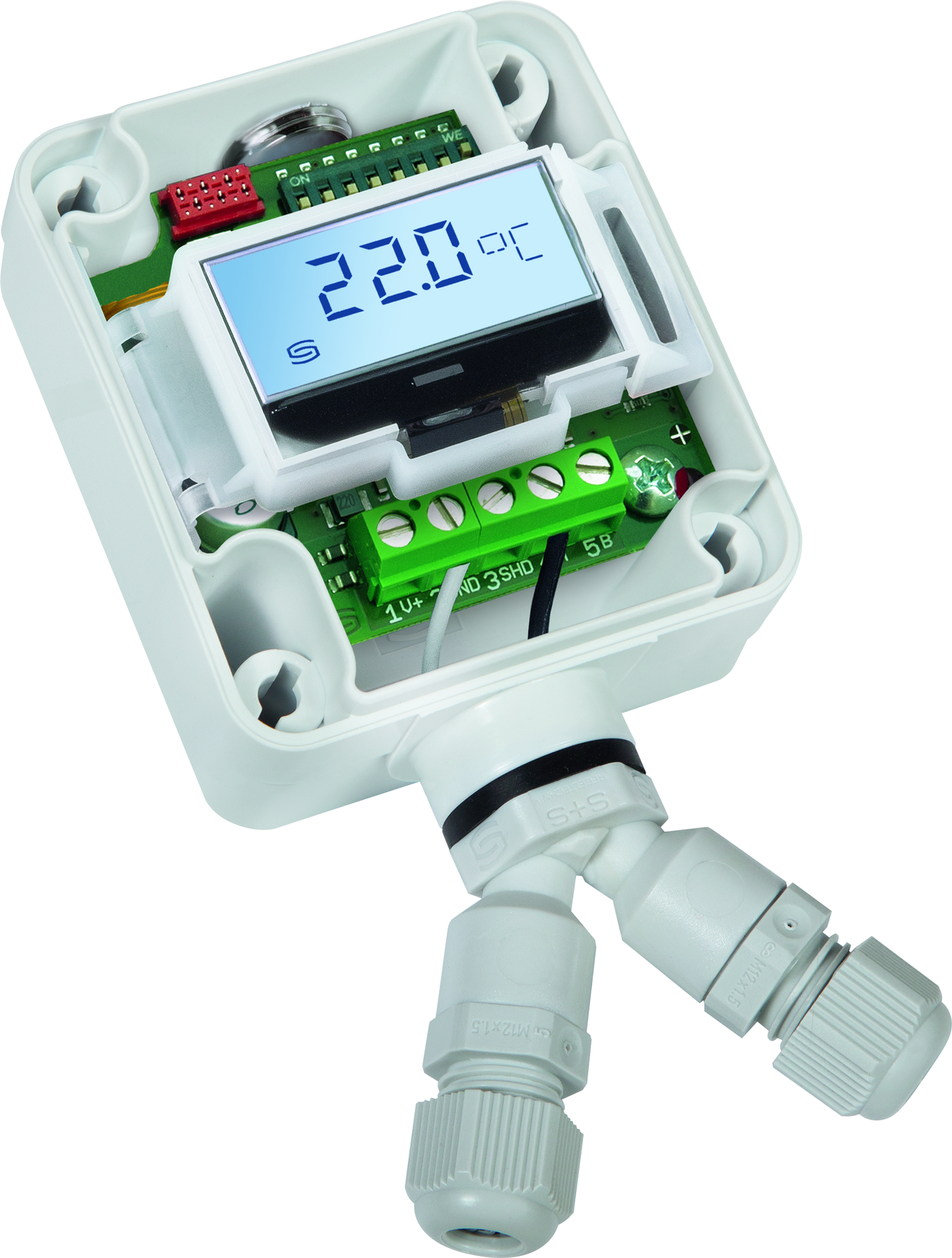THERMASGARD HFTM-Modbus LCD, mit LCD-Anzeige - S+S Regeltechnik