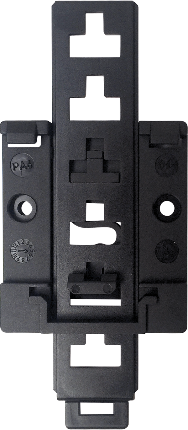 Universalhalter HS-ADAPTER, mit geöffneter Abdeckung - S+S Regeltechnik