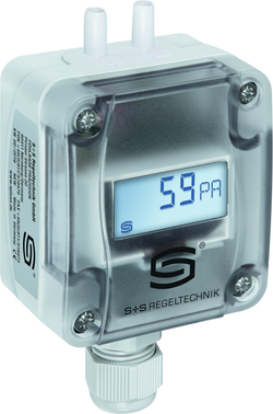 Druck- Differenzdruck- und Volumenstrommessumformer PREMASGARD 2116 LCD, mit LCD-Anzeige - S+S Regeltechnik