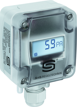 Druck- Differenzdruck- und Volumenstrommessumformer PREMASGARD 2126 LCD, mit LCD-Anzeige - S+S Regeltechnik