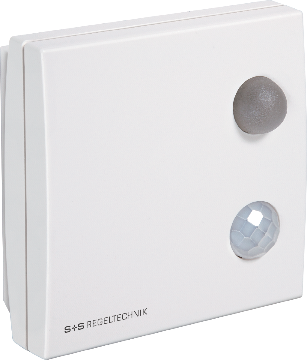 Raum-Bewegungsfühler / Präsenzmelder und Lichtfühler KINASGARD RBWF-LF-U - S+S Regeltechnik