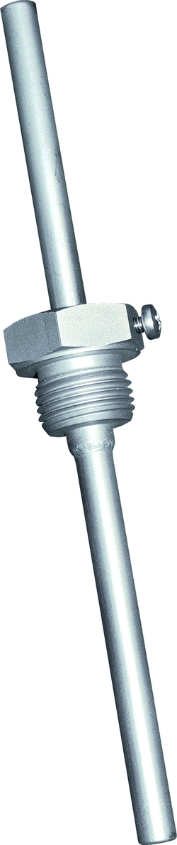 Tauchhülse aus Edelstahl Tauchhülsen TH-MS/VA TH-VA NPT 8+4in - S+S Regeltechnik