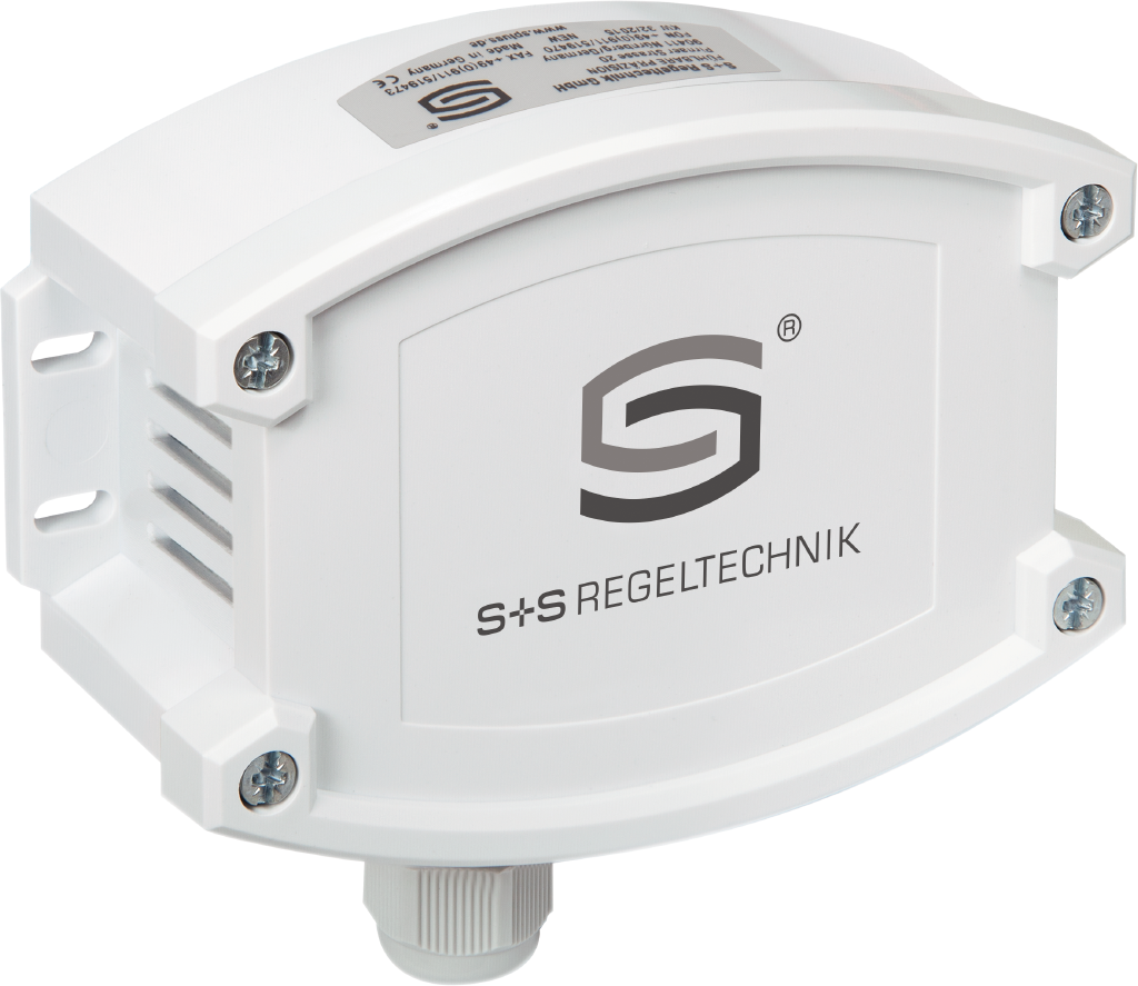 Aufputz-CO2-Sensor | CO2-Fühler AERASGARD ACO2-W, mit Metall-Sinterfilter - S+S Regeltechnik