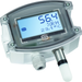 HYGRASGARD AFF-U LCD, mit geöffneter Abdeckung, mit Kunststoff-Sinterfilter - S+S Regeltechnik