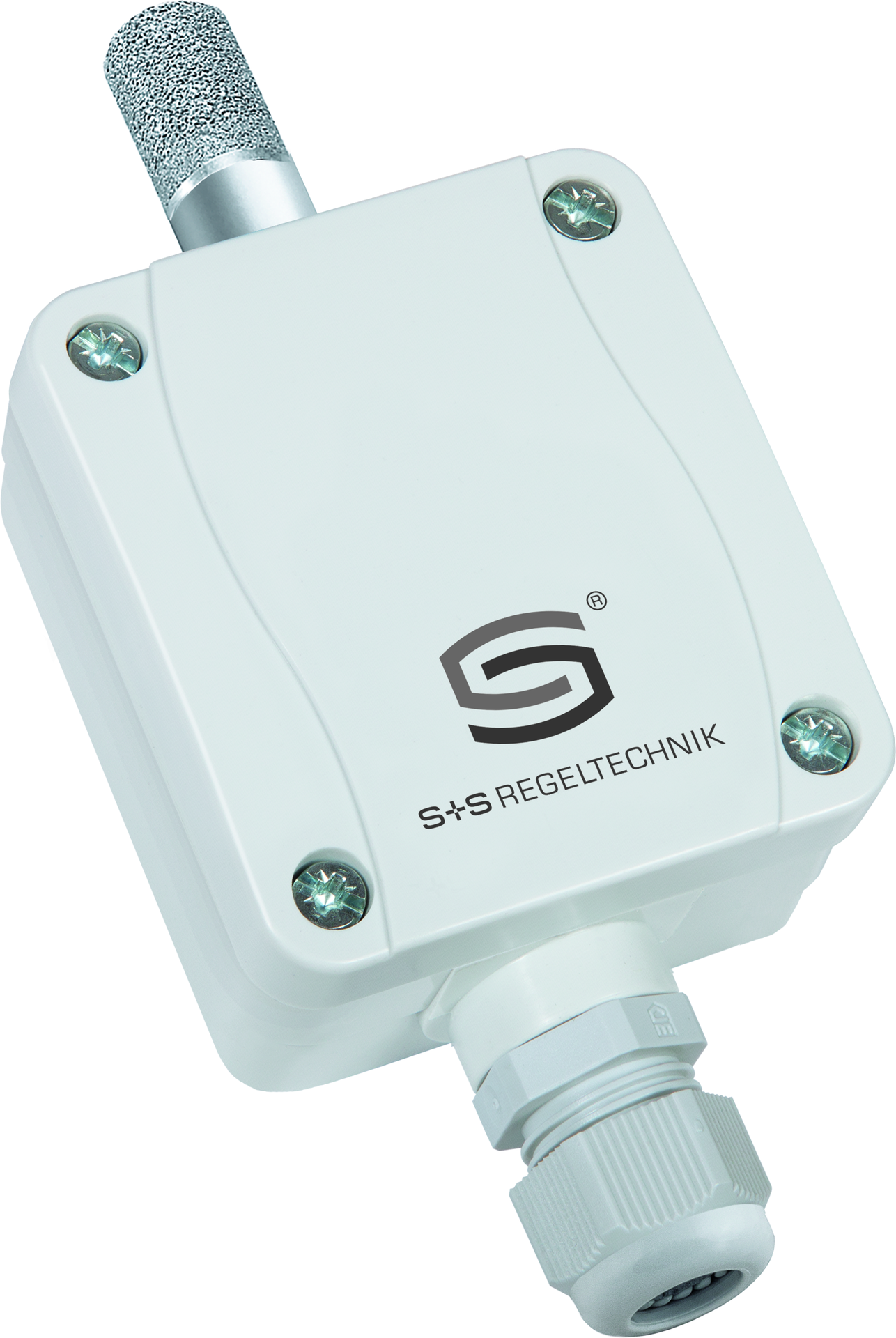 HYGRASGARD AAVTF-U, mit geöffneter Abdeckung, mit Metall-Sinterfilter - S+S Regeltechnik