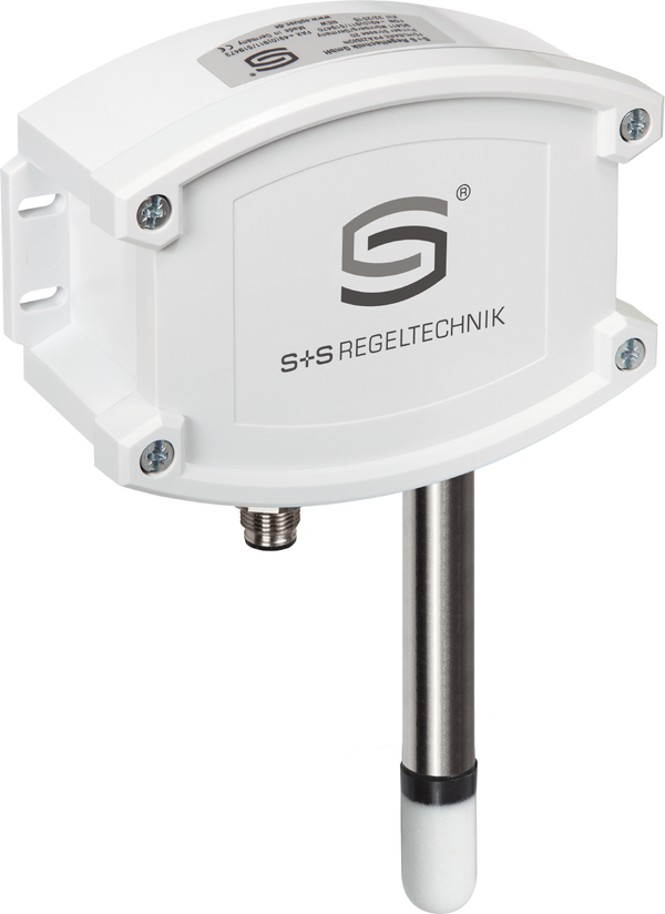 Aufputzfeuchte- und Temperaturfühler HYGRASGARD AFTF-20-I Q, mit Kunststoff-Sinterfilter - S+S Regeltechnik