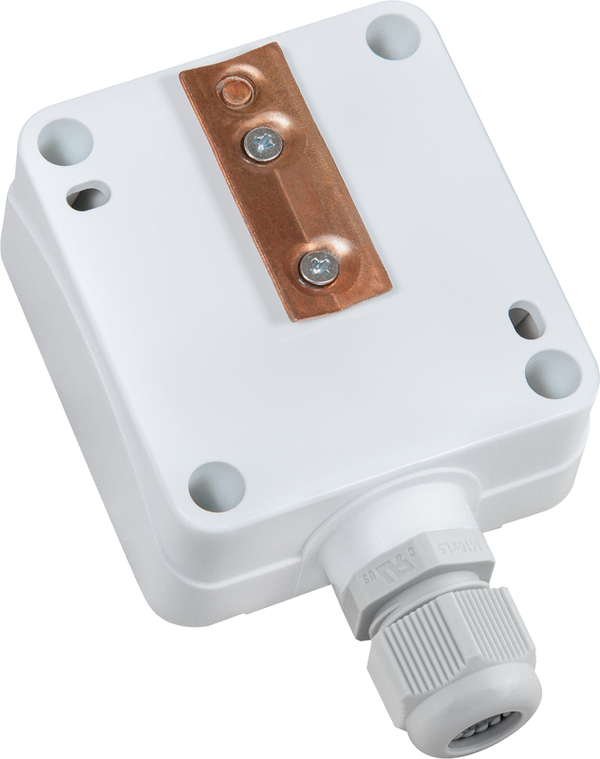 Rohranlegefühler im Anschlussgehäuse