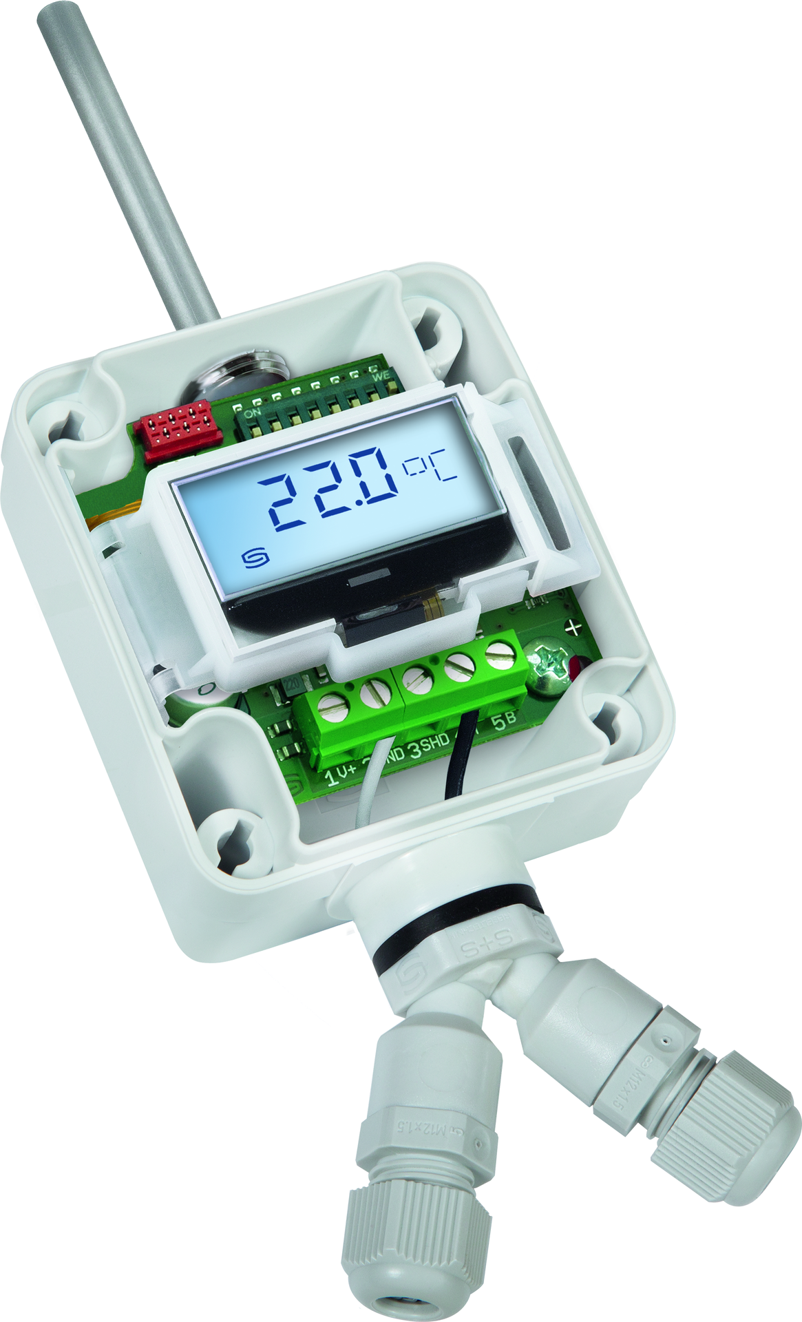 THERMASGARD ATM2-Modbus-SD LCD, mit LCD-Anzeige - S+S Regeltechnik