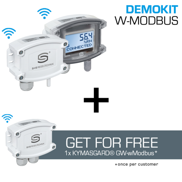 Testen Sie W-Modbus: Unser Demokit DemoKit - wModbus - S+S Regeltechnik