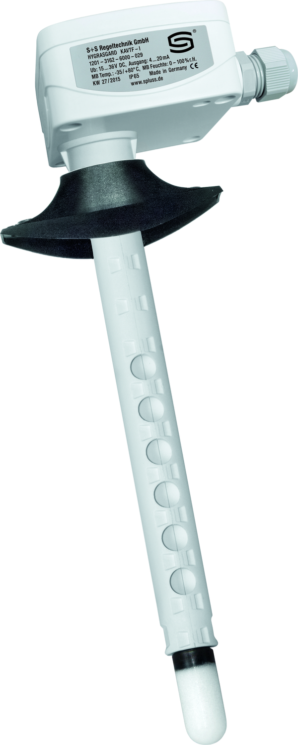 HYGRASGARD KFTF-U NTC10K, mit Kunststoff-Sinterfilter - S+S Regeltechnik
