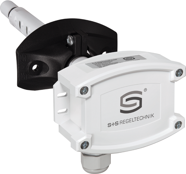 WIRELESS Kanal- Feuchte- und Temperaturfühler HYGRASGARD KFTF-20-wModbus, mit Kunststoff-Sinterfilter - S+S Regeltechnik