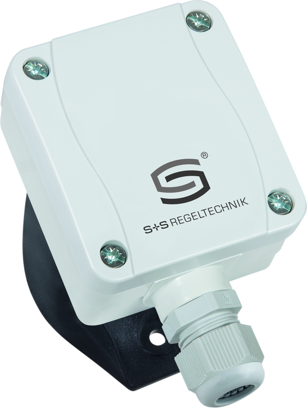 HYGRASGARD KFF-I, mit geöffneter Abdeckung, mit Metall-Sinterfilter - S+S Regeltechnik