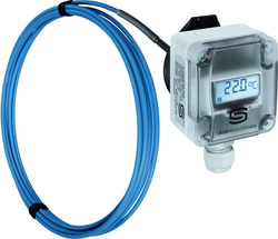 Mittelwerttemperaturmessumformer / Rutenfühler THERMASGARD MWTM-A 3m LCD, mit LCD-Anzeige - S+S Regeltechnik