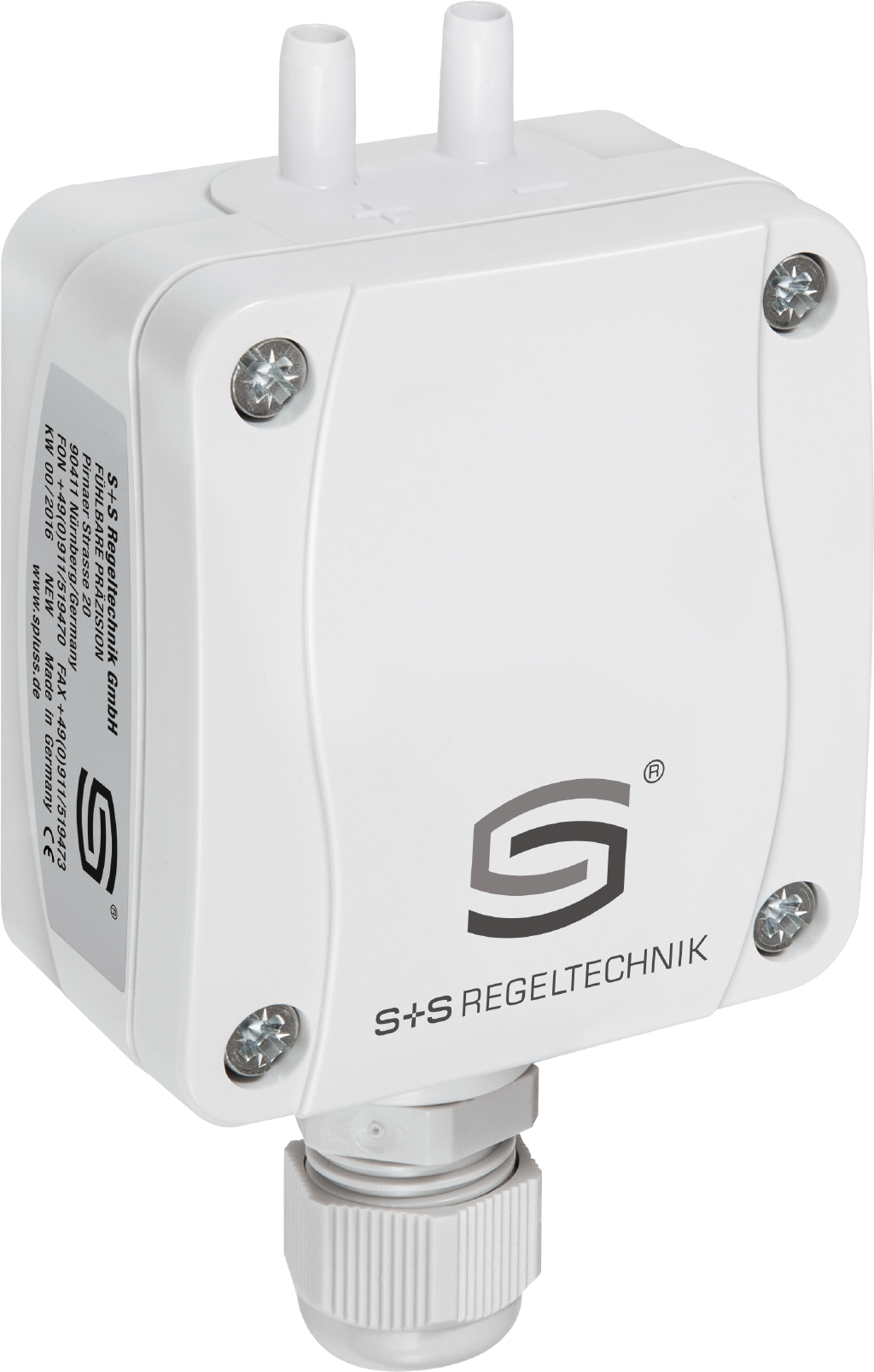 Druck- Differenzdruck- und Volumenstrommessumformer PREMASGARD 2111 - S+S Regeltechnik