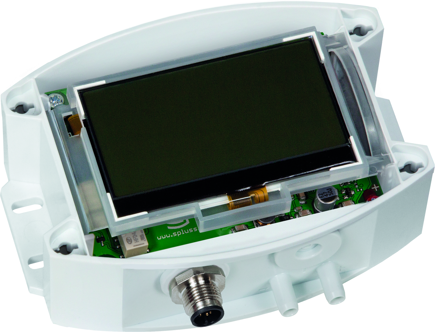 PREMASGARD 7110-I Q LCD, mit geöffneter Abdeckung - S+S Regeltechnik