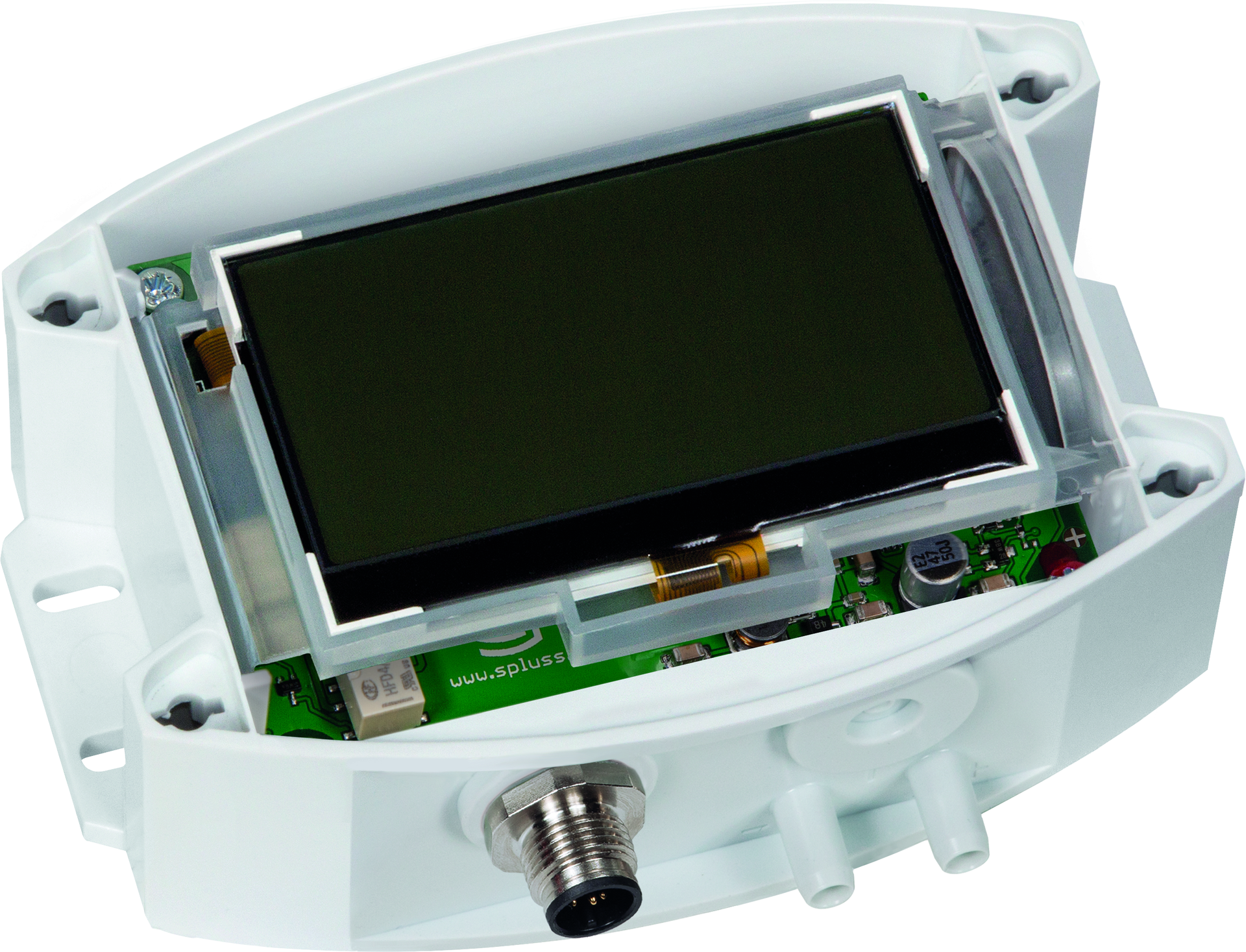 PREMASGARD 7110-I Q LCD, mit geöffneter Abdeckung - S+S Regeltechnik