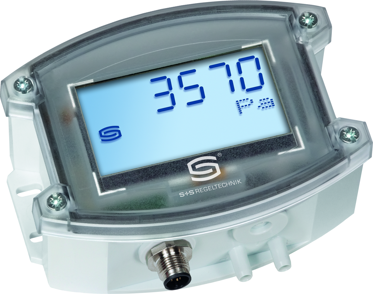PREMASGARD 7110-I Q LCD, mit geöffneter Abdeckung - S+S Regeltechnik