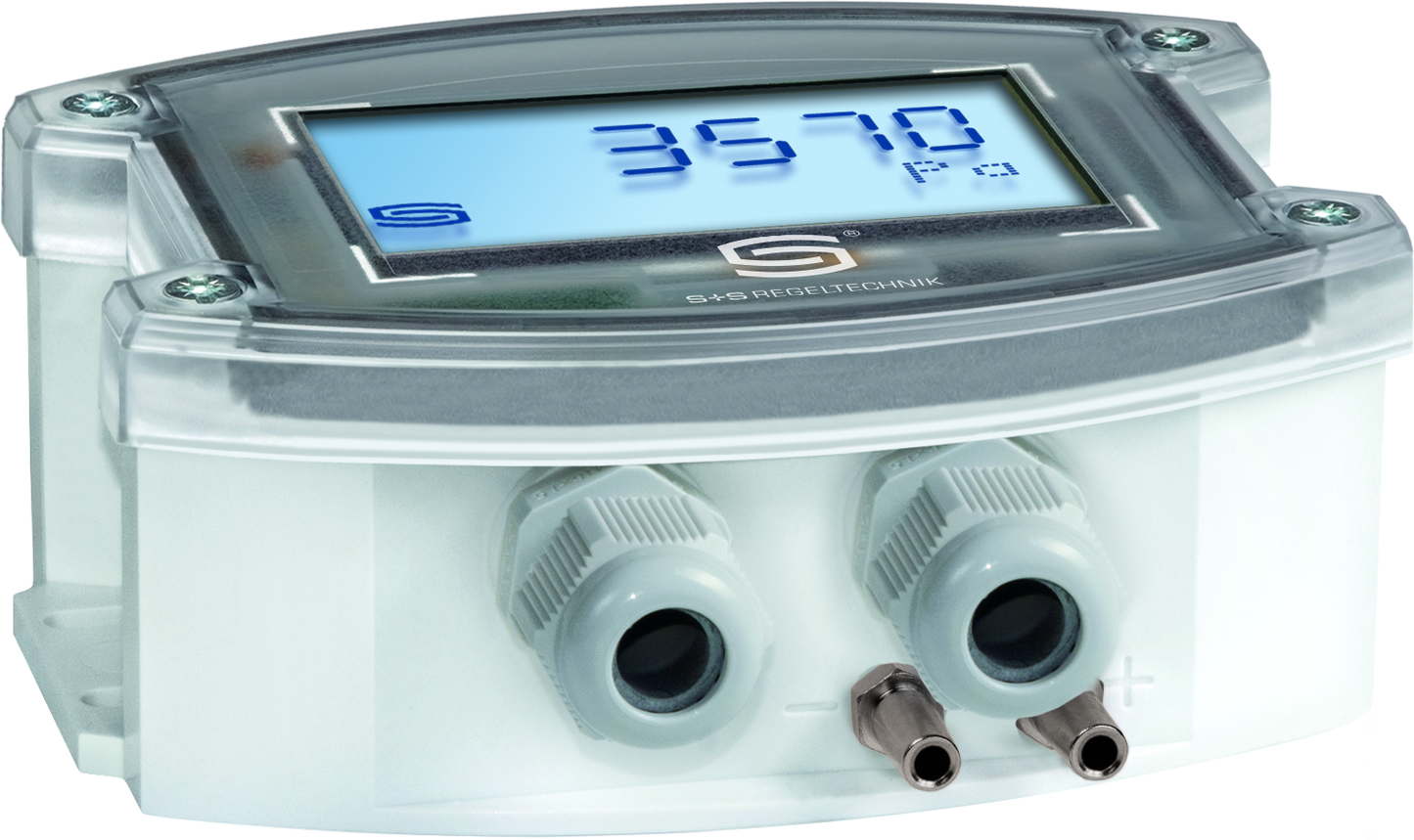 PREMASGARD 8147-Modbus LCD, Anschlussseite des Geräts - S+S Regeltechnik