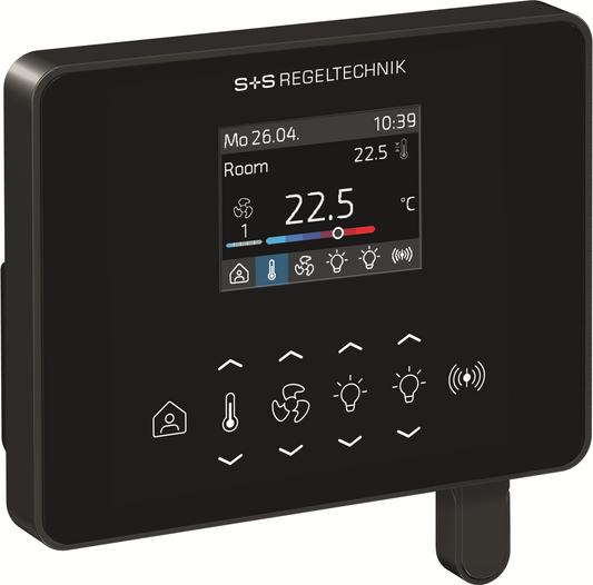 Raumbediengerät (Interface) RYMASKON RYM 1402-RH-CO2-MOD-AP-LL - S+S Regeltechnik