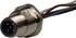 M12 - Flanschstecker, 5-polig für powerIO Power IO-Flanschstecker HWM - S+S Regeltechnik