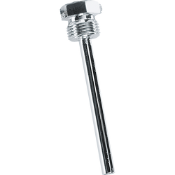 Tauchhülse aus Messing vernickelt Tauchhülsen TH-MS/VA TH-MS 100MM - S+S Regeltechnik