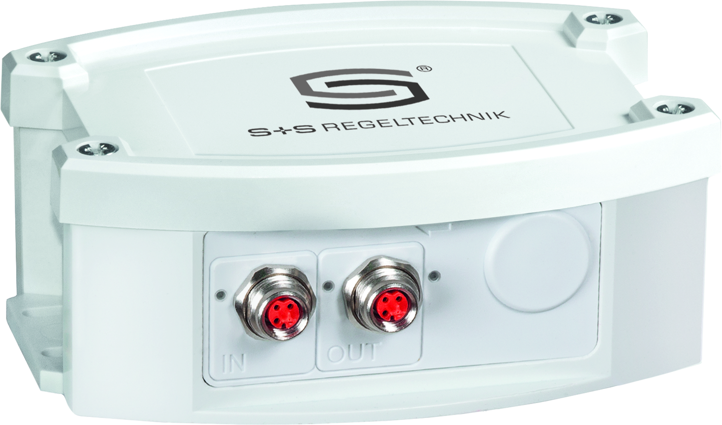 THERMASGARD TM65-ECATP 100mm, Anschlussseite des Geräts - S+S Regeltechnik